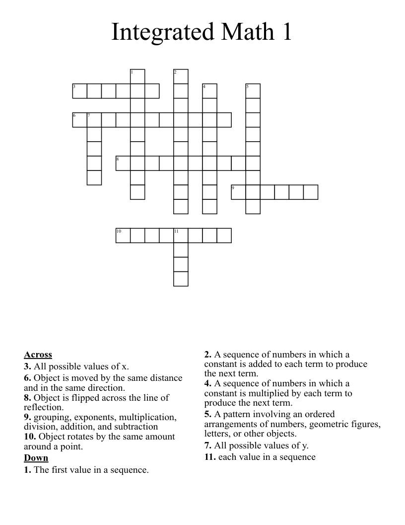 Integrated Math 1