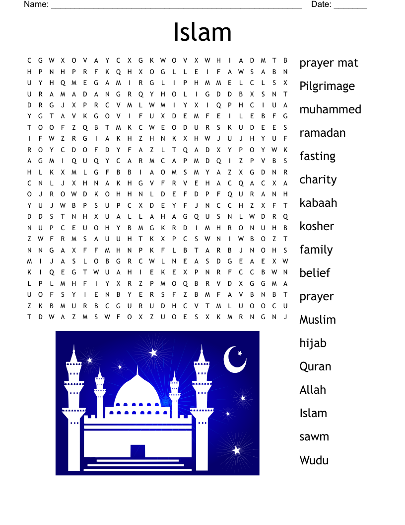 Islam Word Search