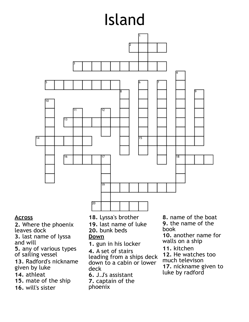 Island Crossword