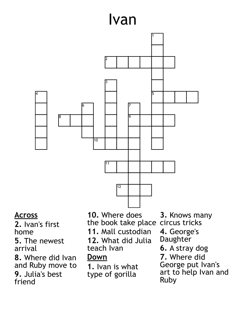 Ivan Crossword
