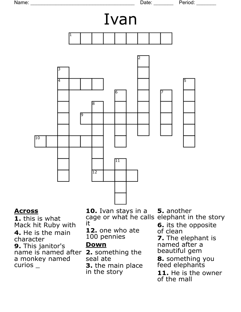 Ivan Crossword