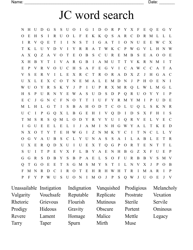 JC word search 