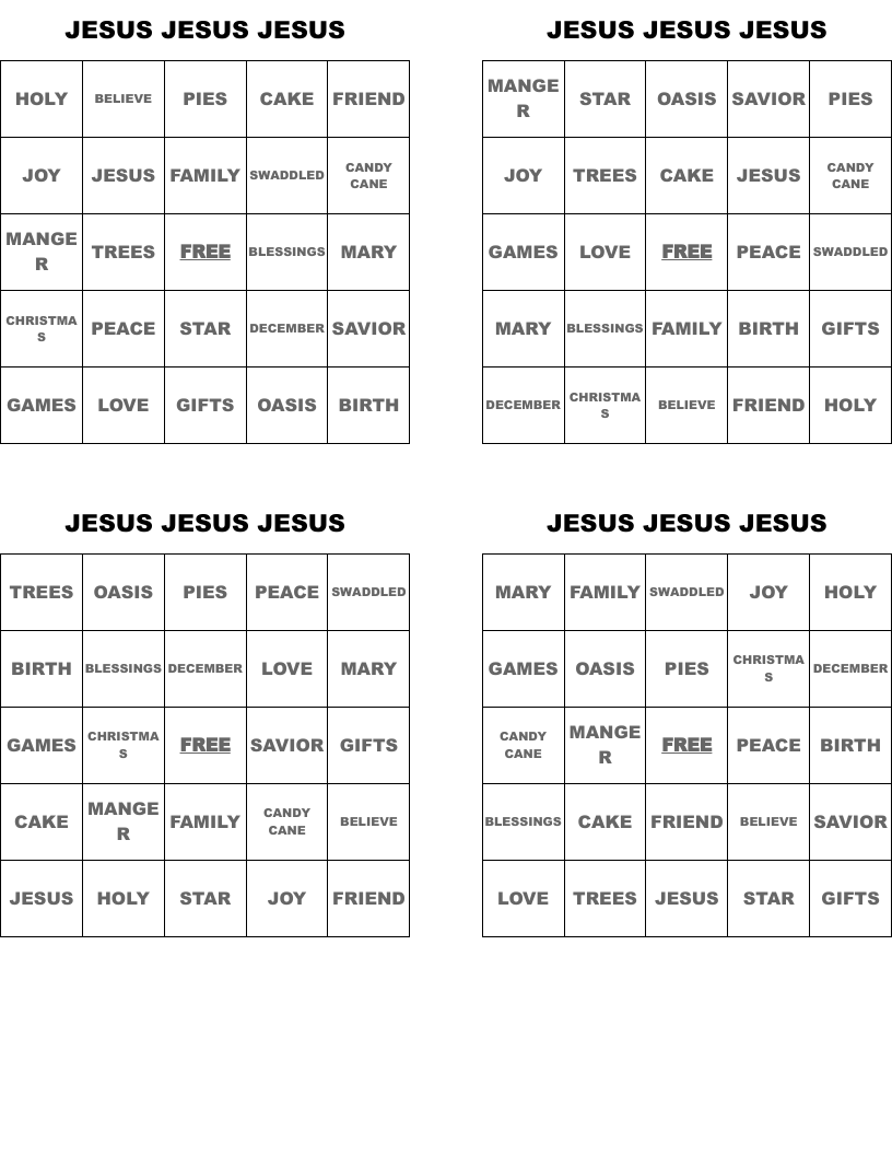 JESUS JESUS JESUS