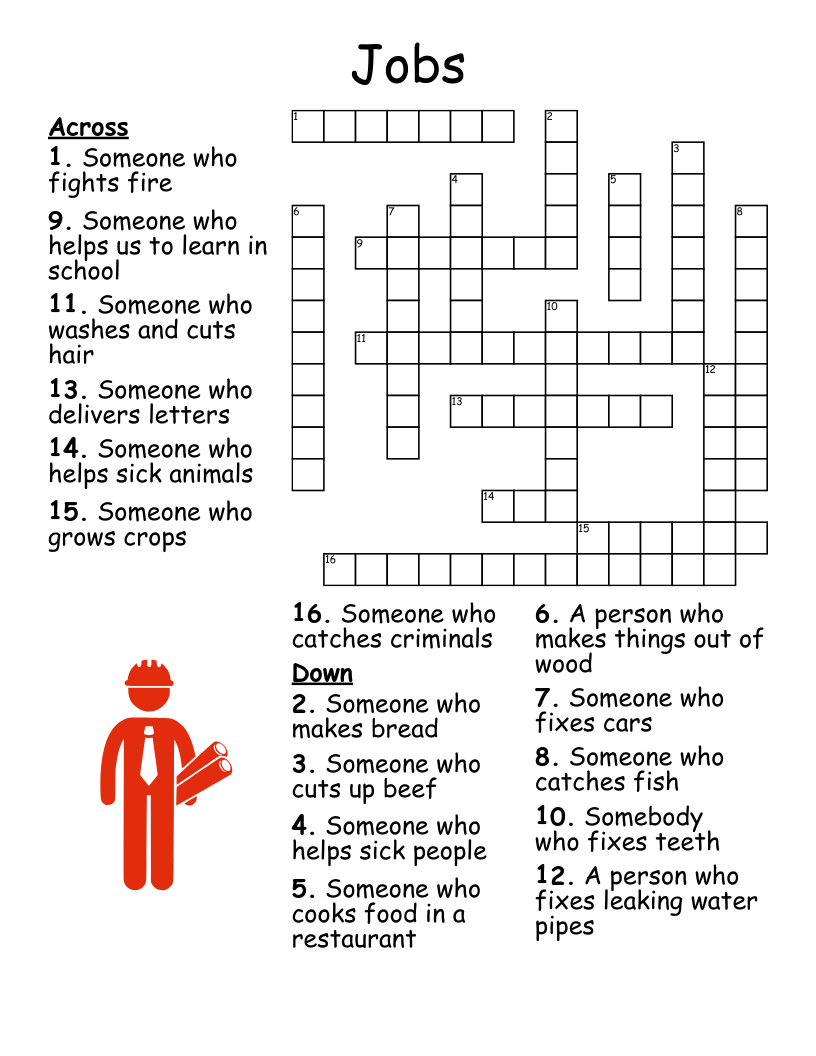 Jobs Crossword