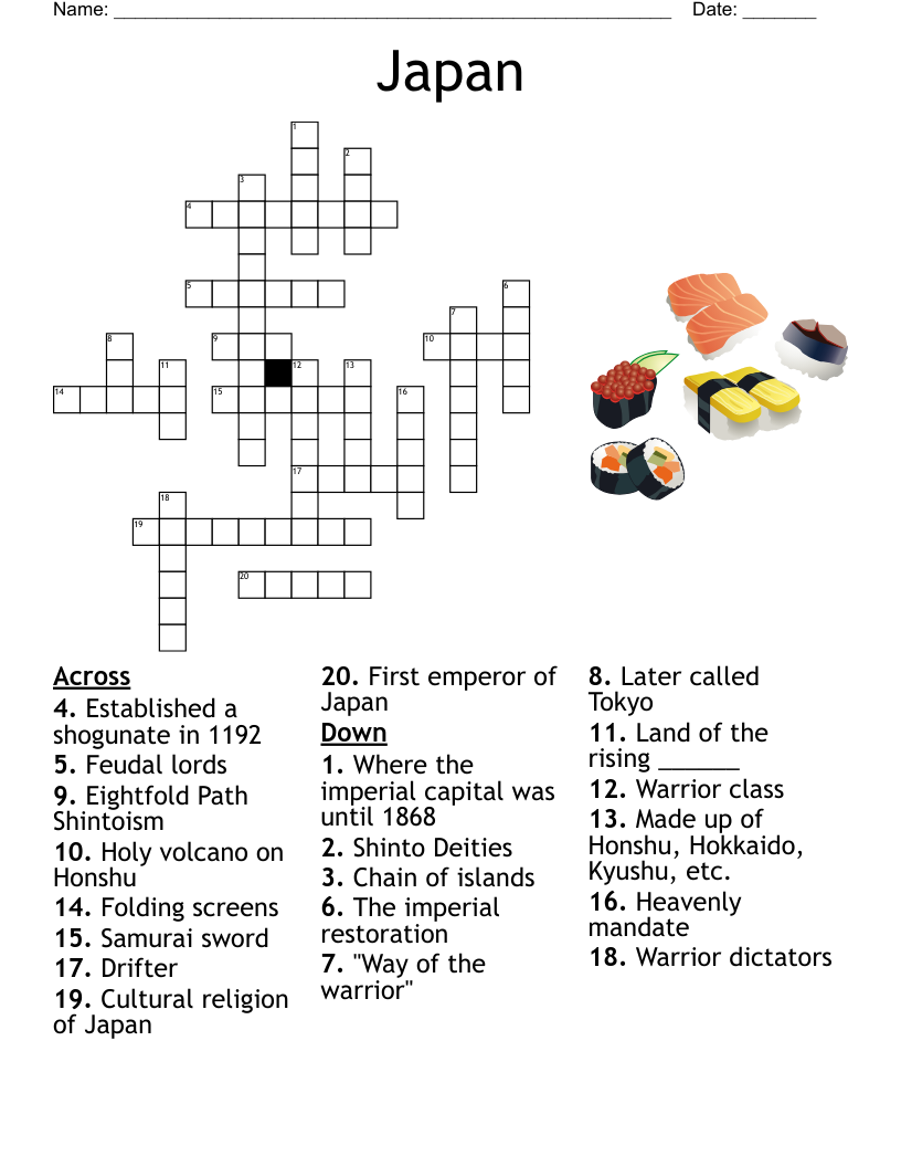 Japan Crossword