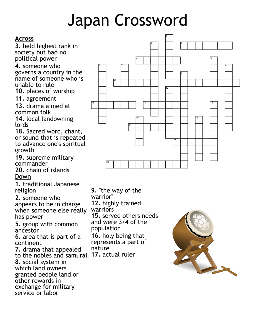 Japan Crossword