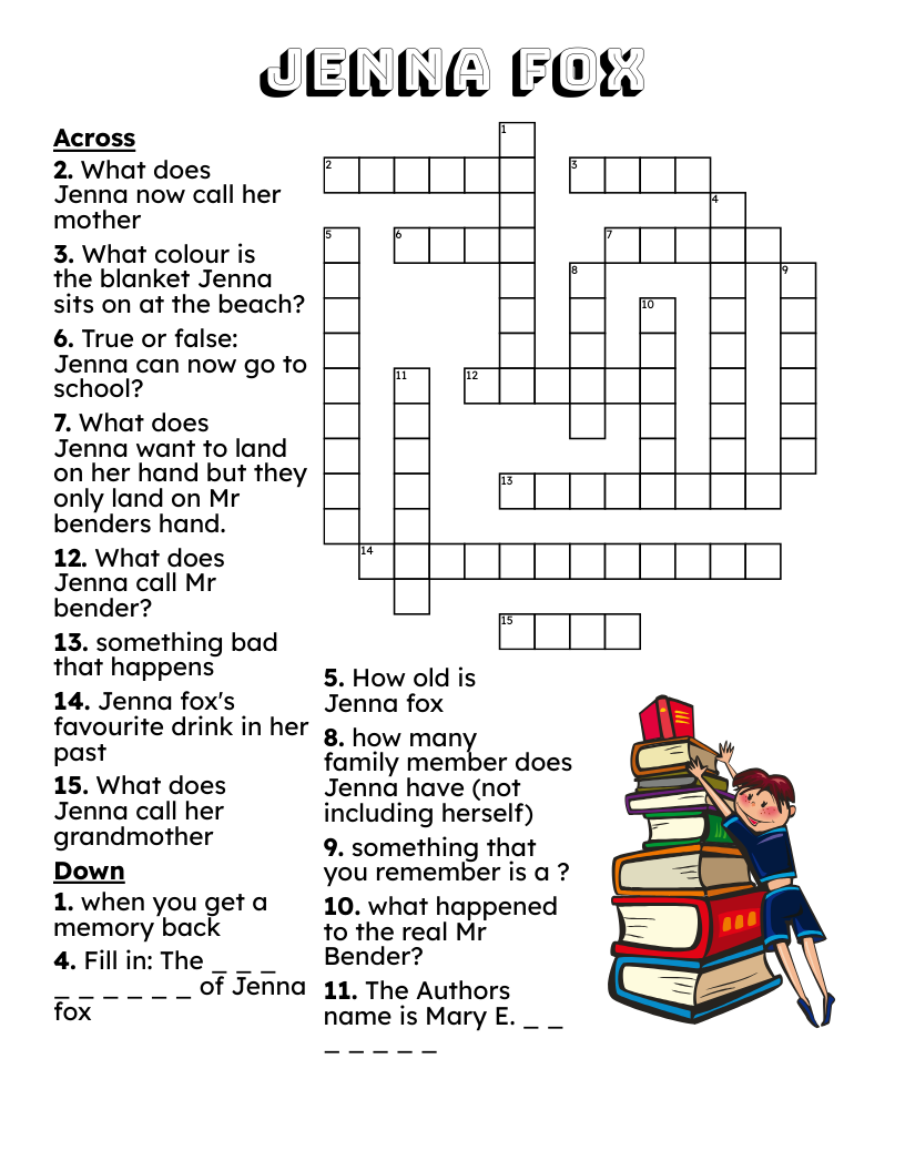 Jenna fox Crossword