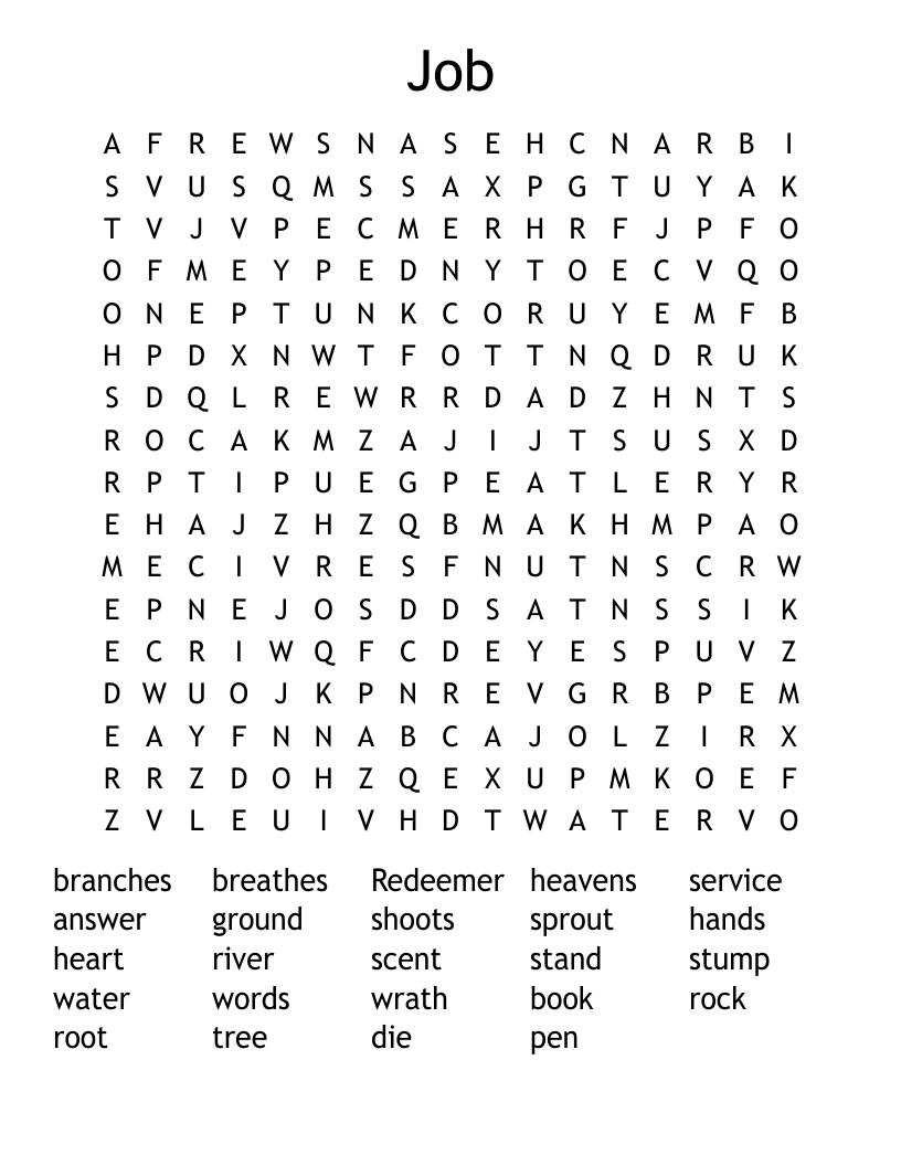 Job Word Search