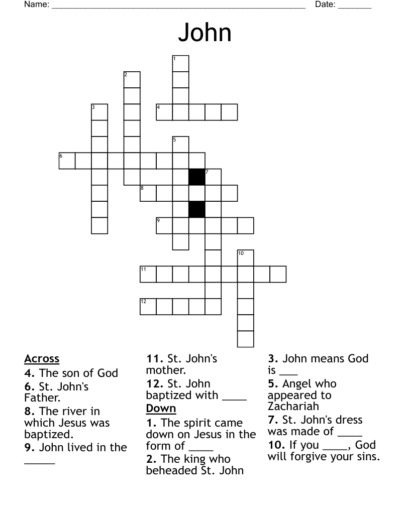 John Crossword