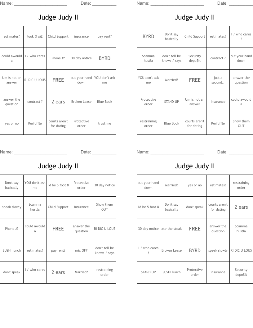 Judge Judy II