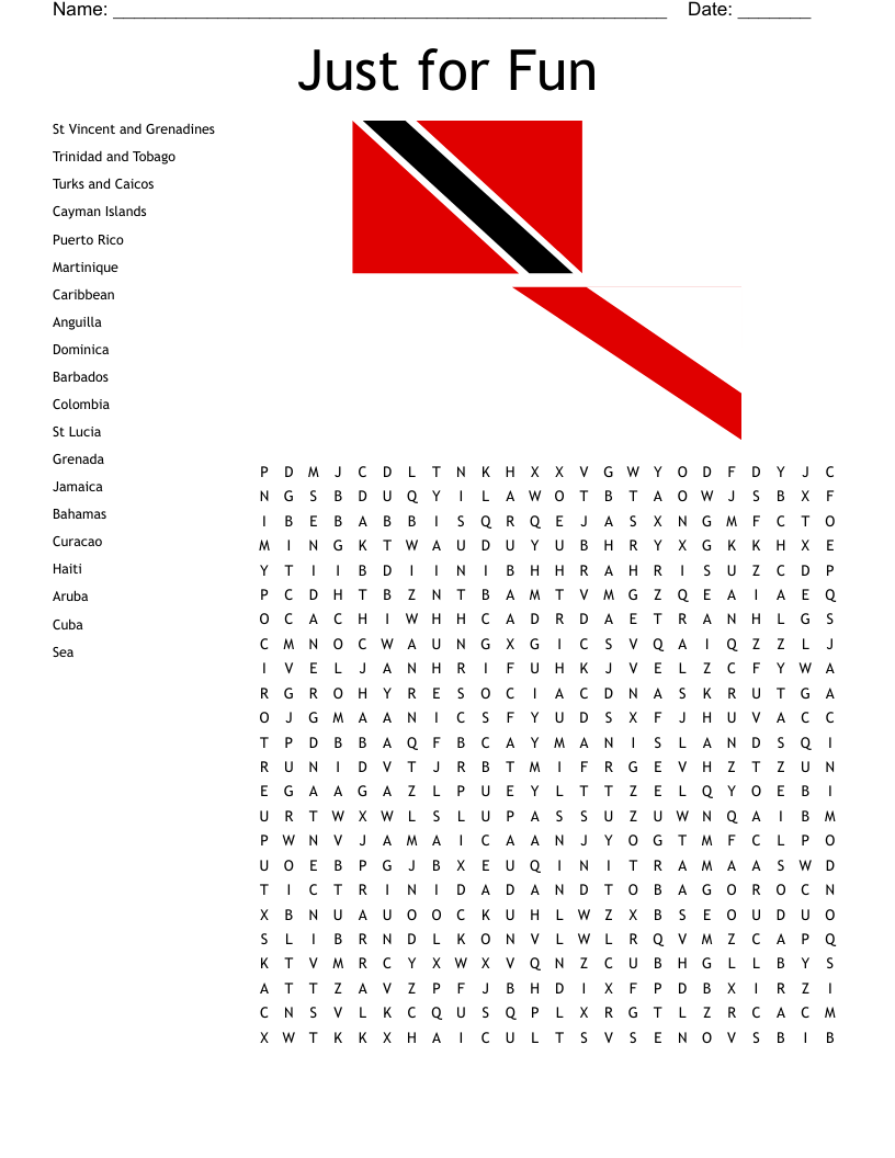Just for Fun Word Search