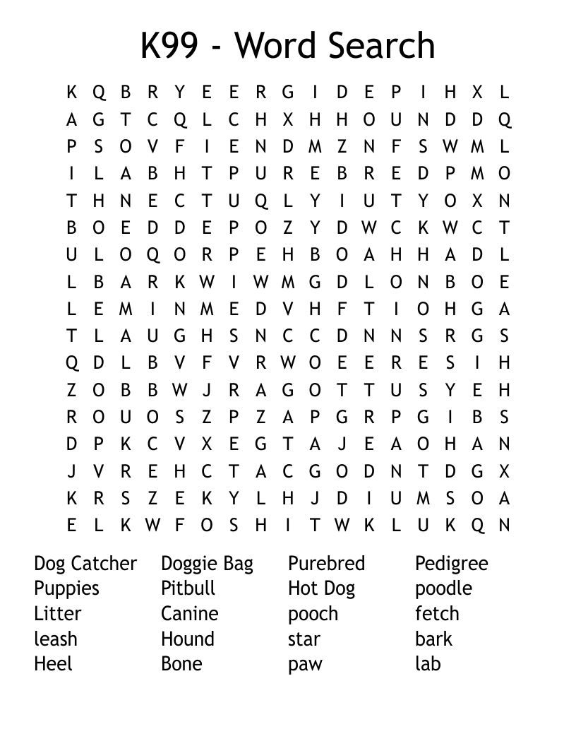K99 - Word Search
