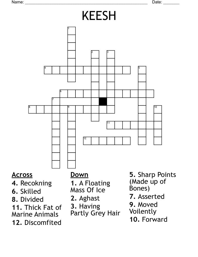 KEESH Crossword