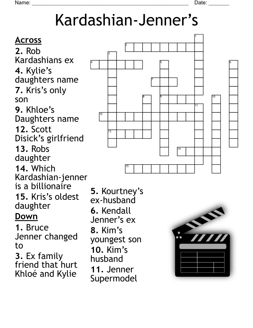 Kardashian-Jenner’s  Crossword