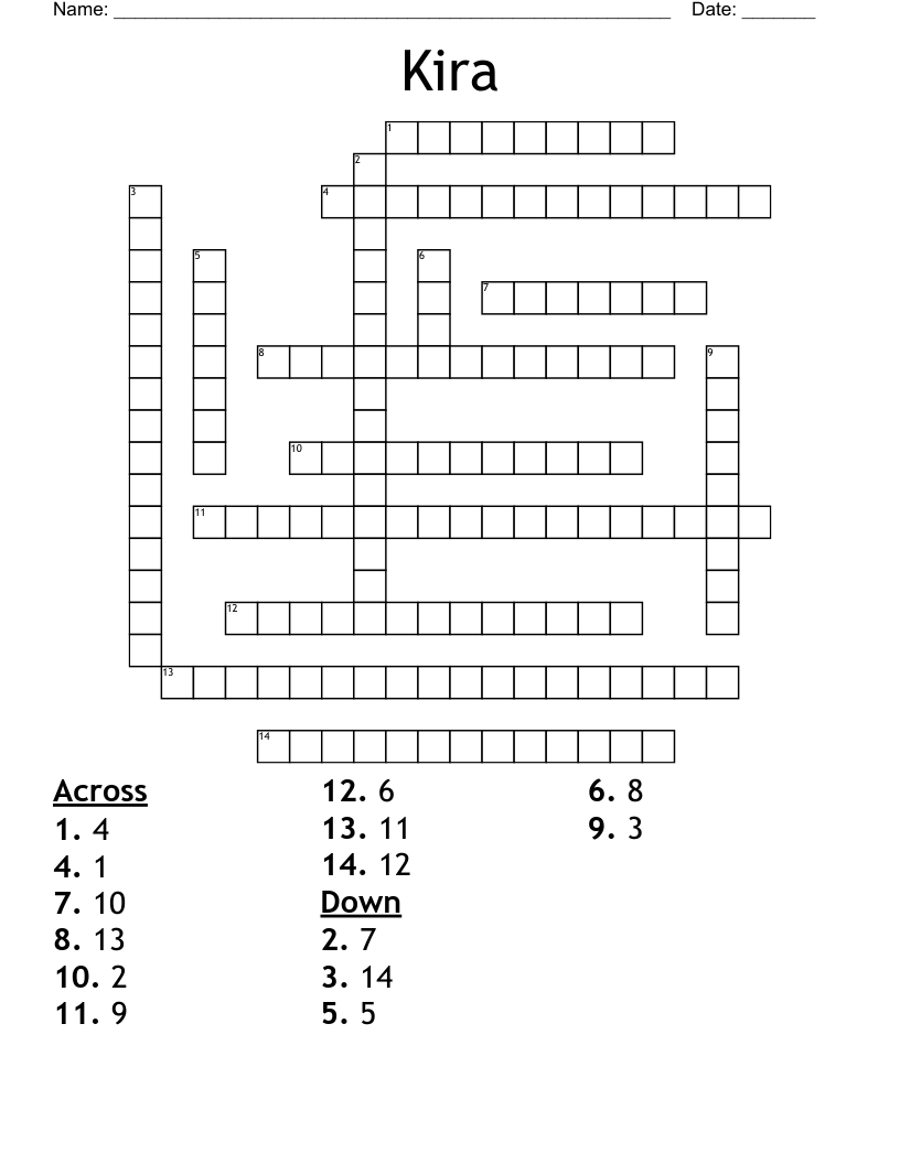 Kira Crossword