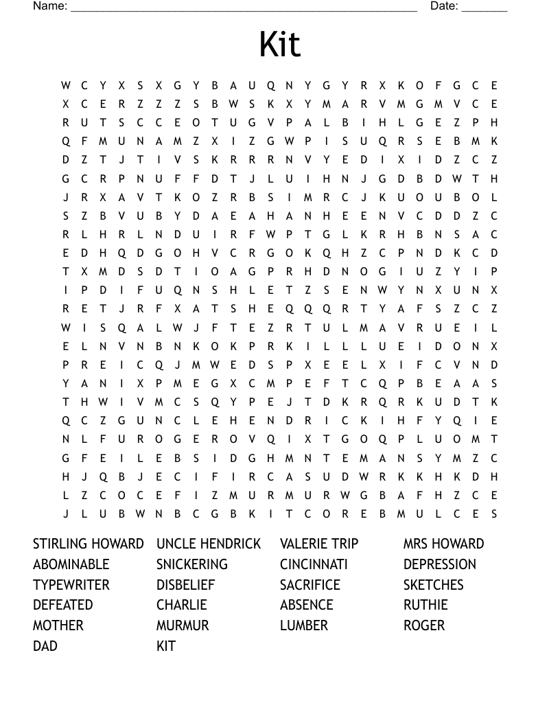 Kit Word Search