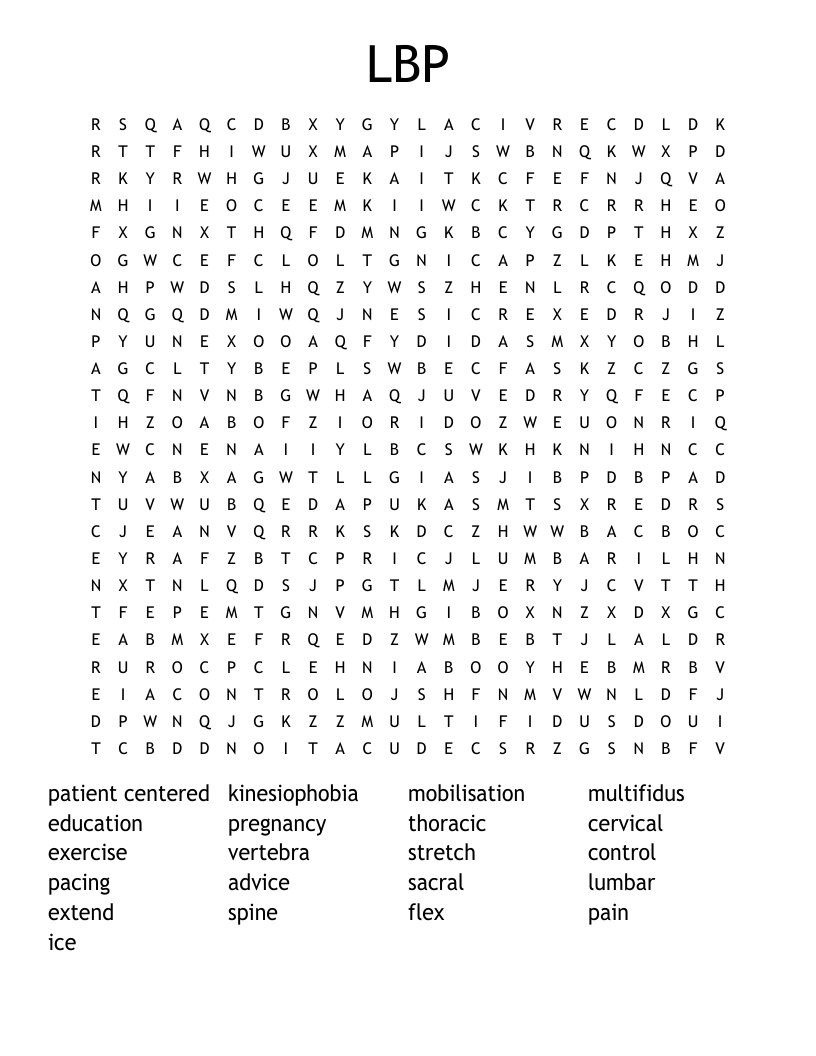 LBP  Word Search