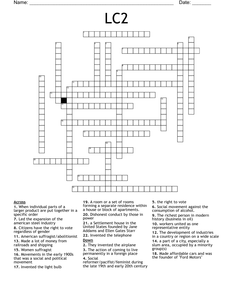 LC2 Crossword