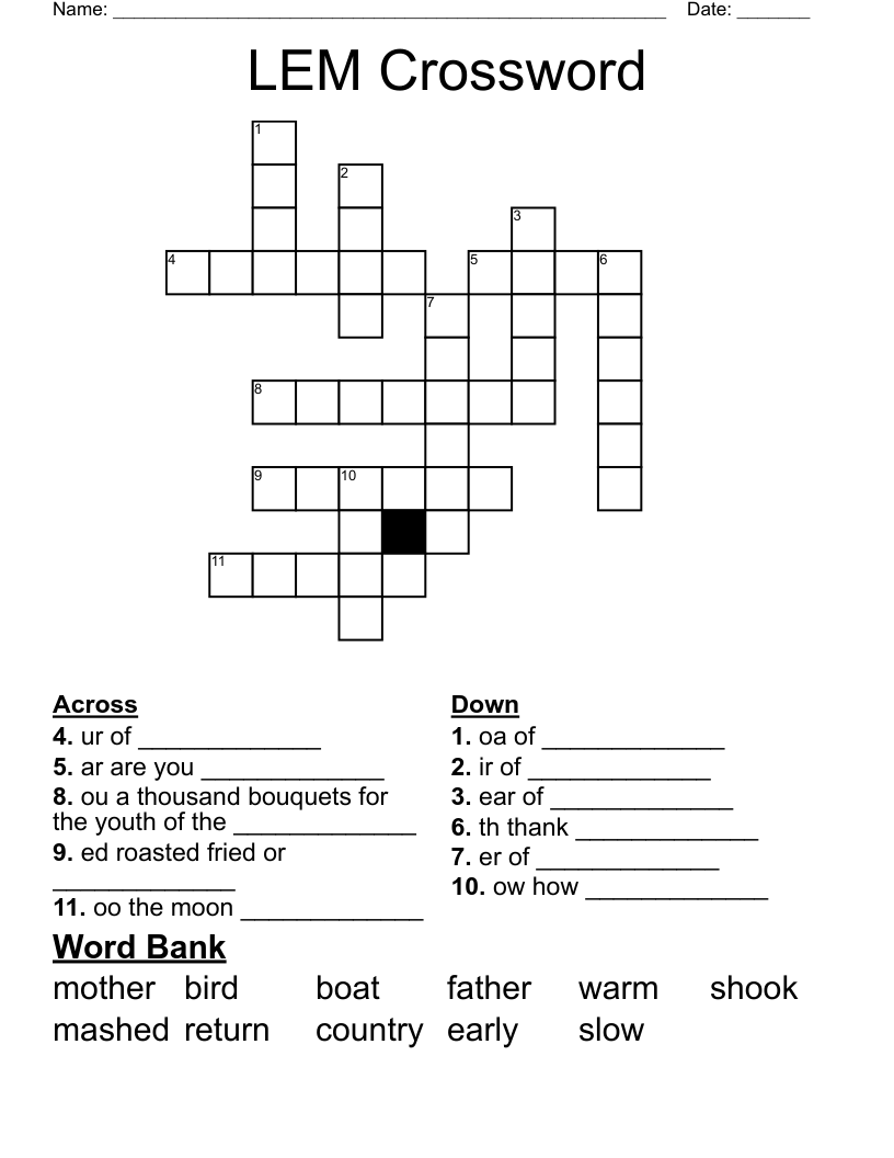 LEM Crossword
