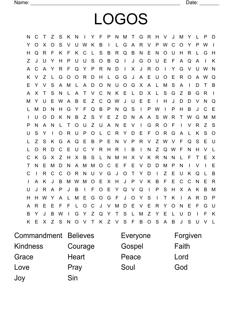 LOGOS Word Search