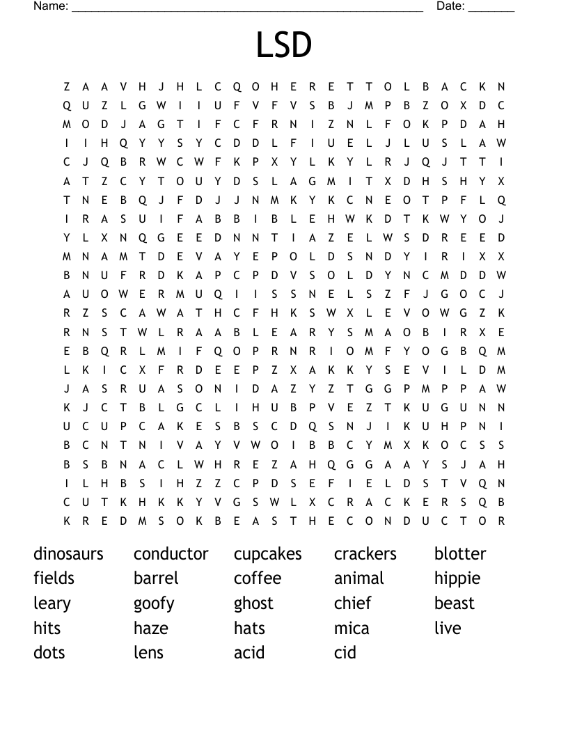 LSD Word Search