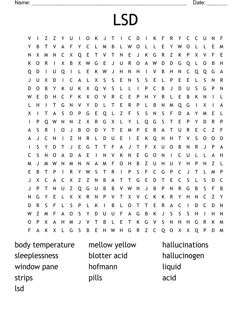 LSD Word Search