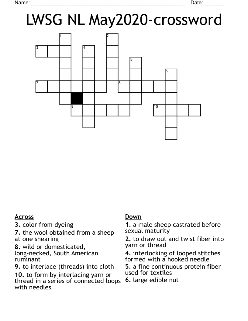 LWSG NL May2020-crossword