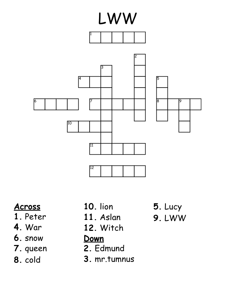 LWW Crossword