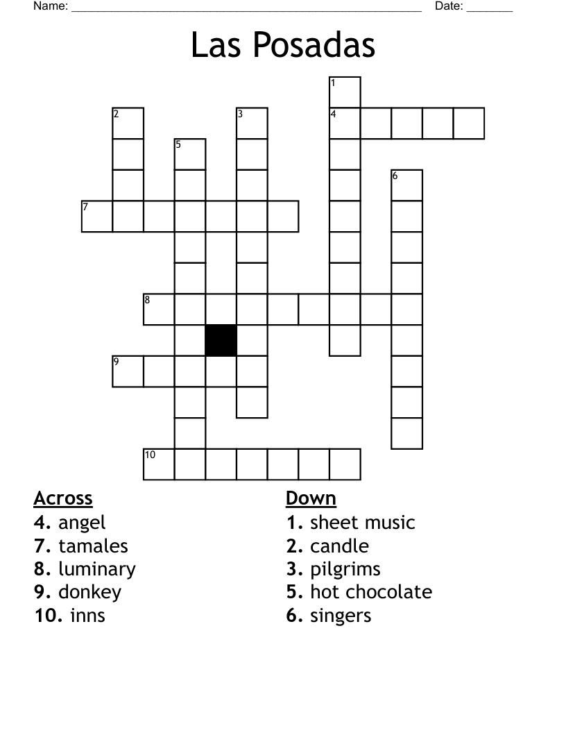 Las Posadas Crossword