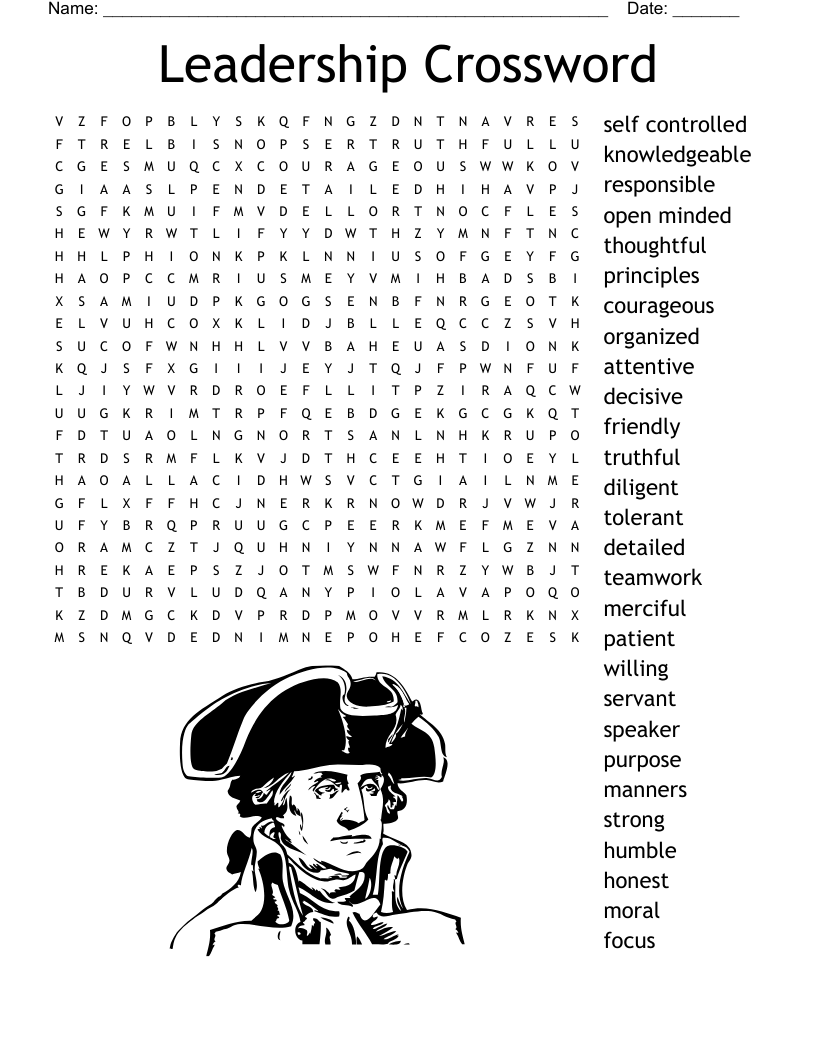 Leadership Crossword Word Search