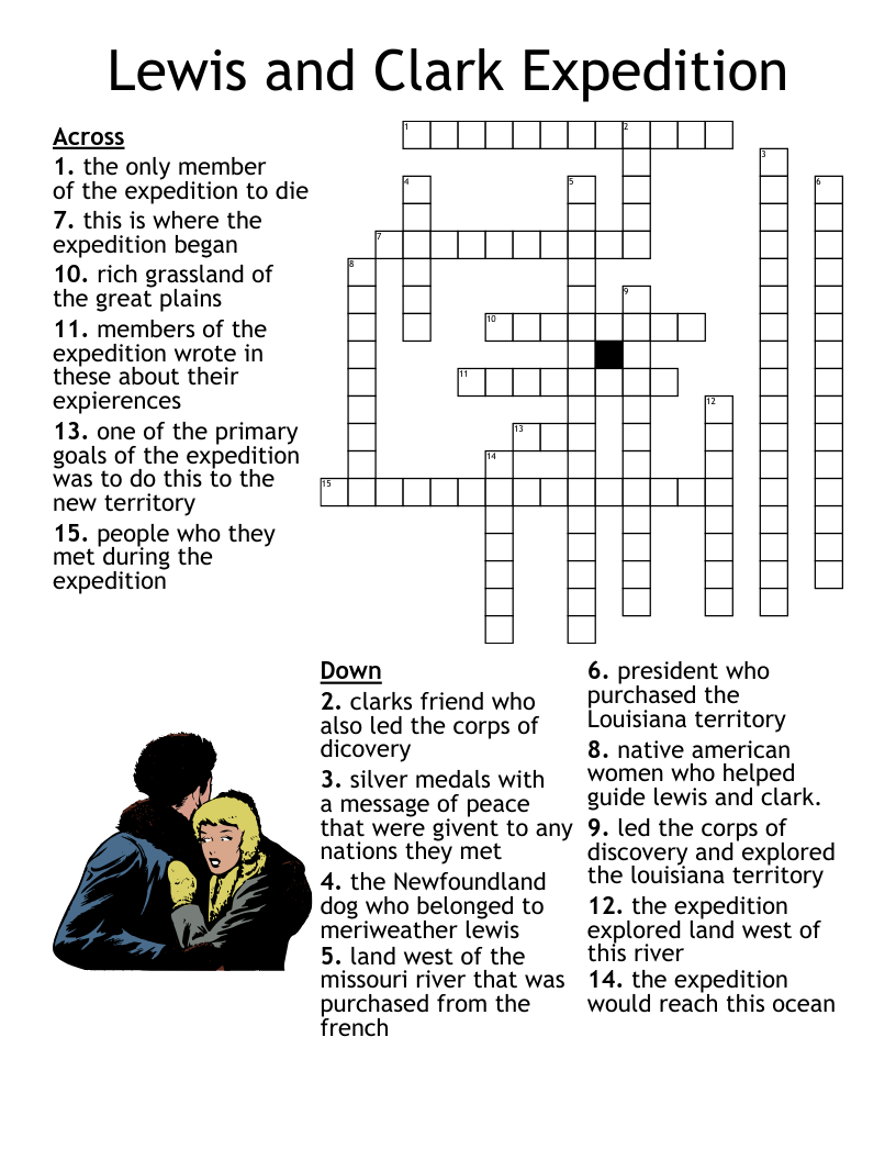 Lewis and Clark Expedition Crossword