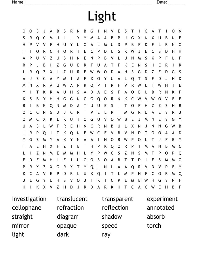 Light Word Search