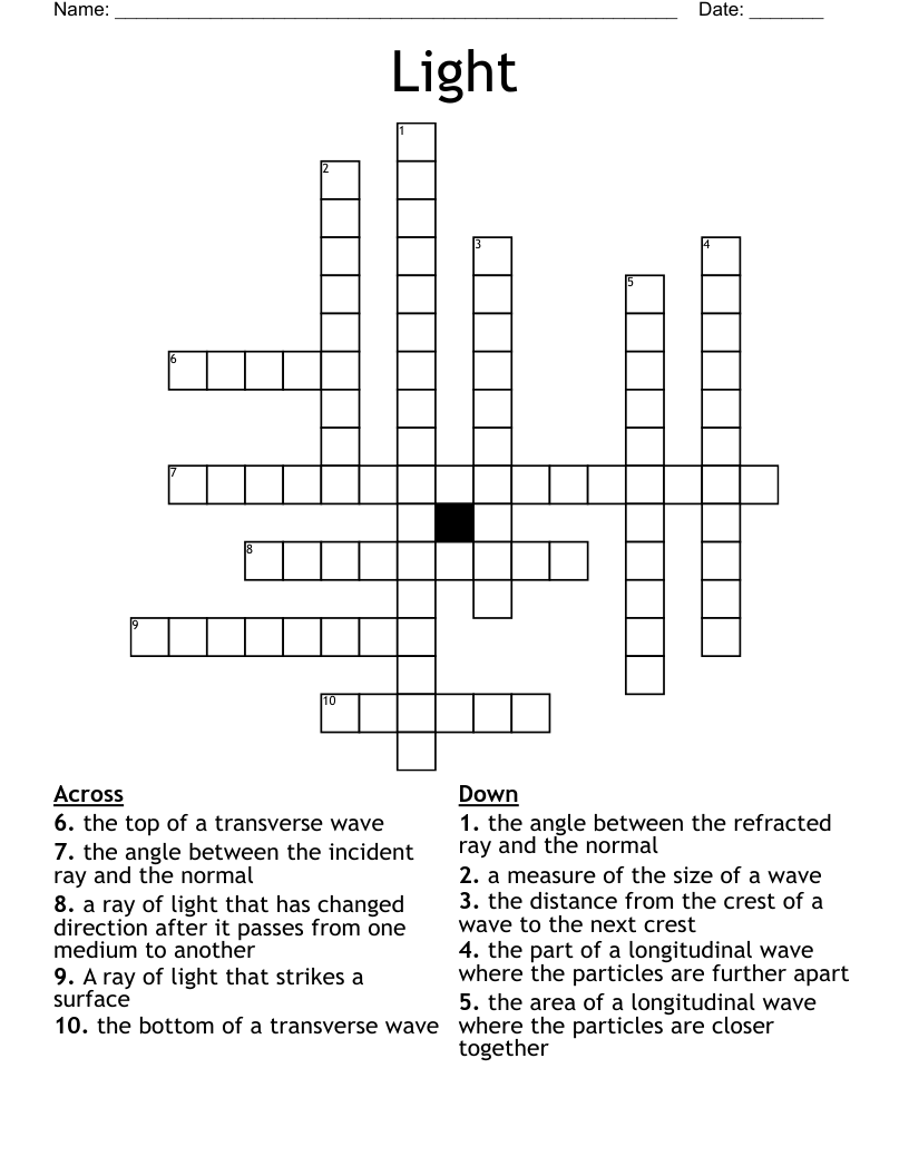 Light Crossword
