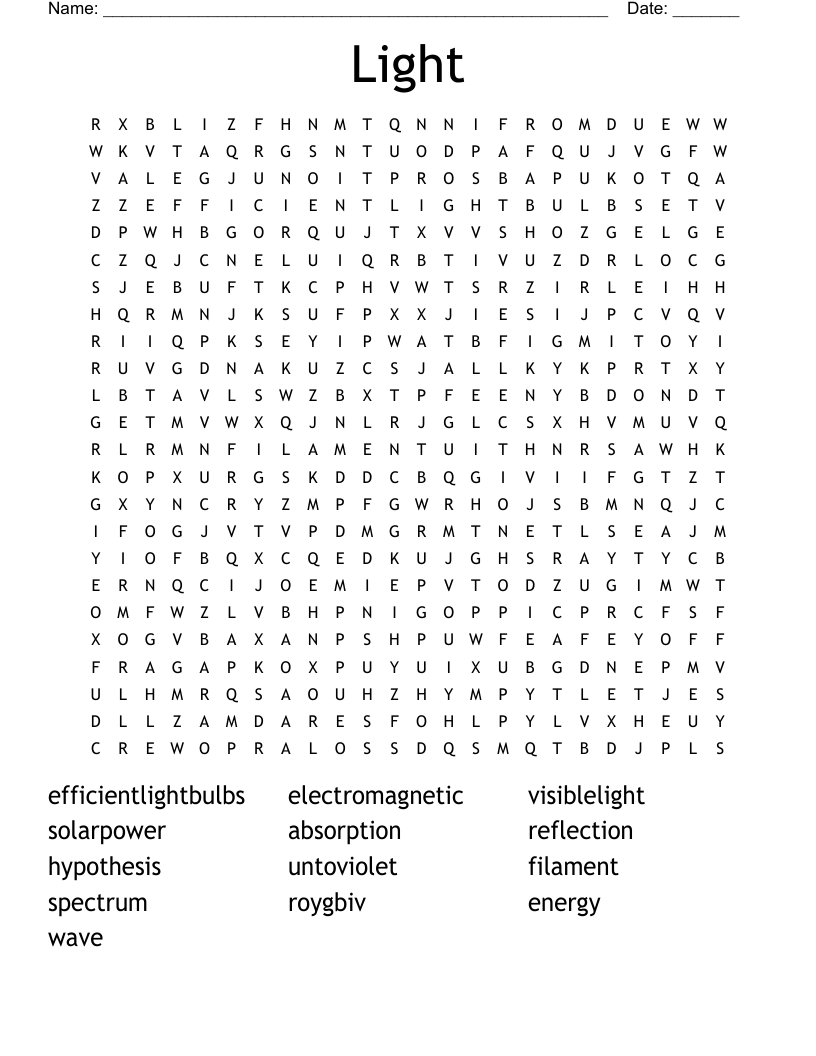 Light Word Search