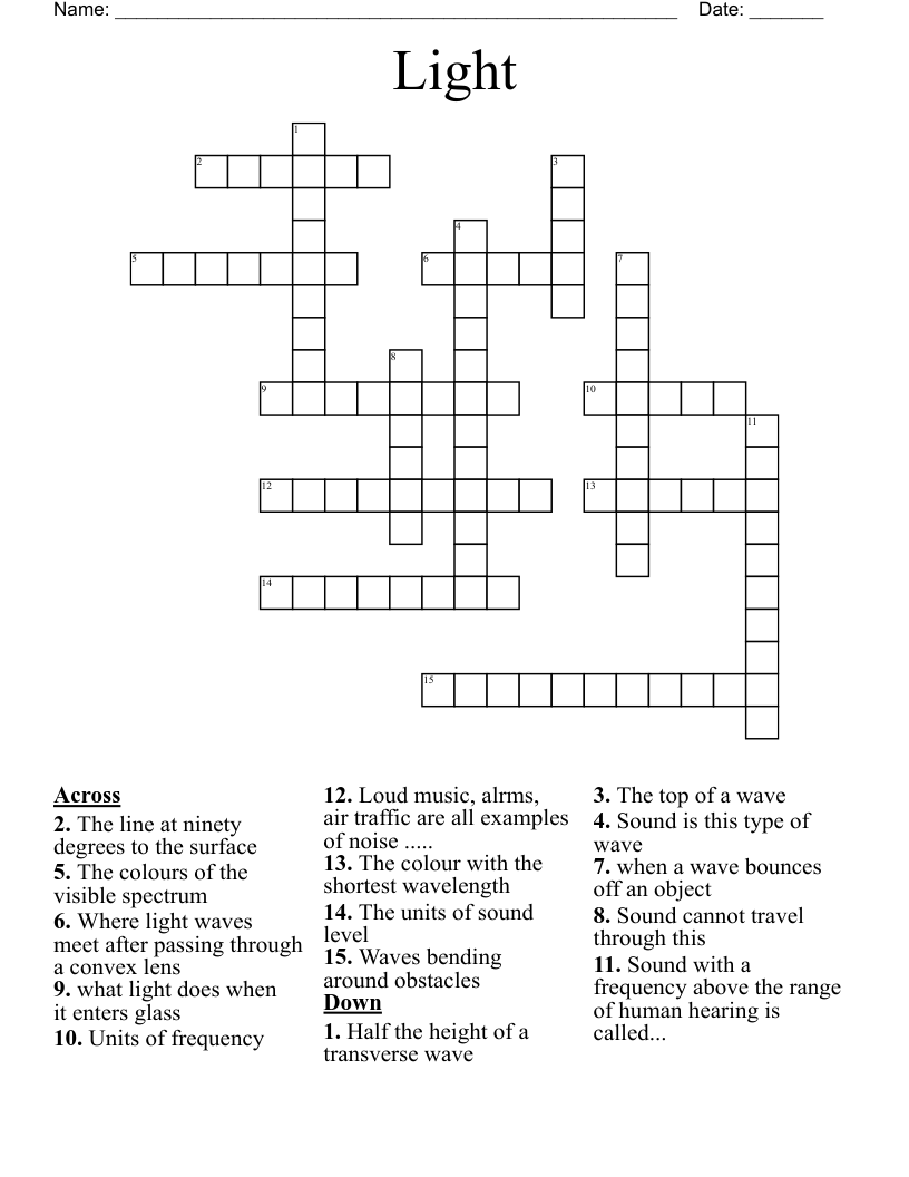 Light Crossword