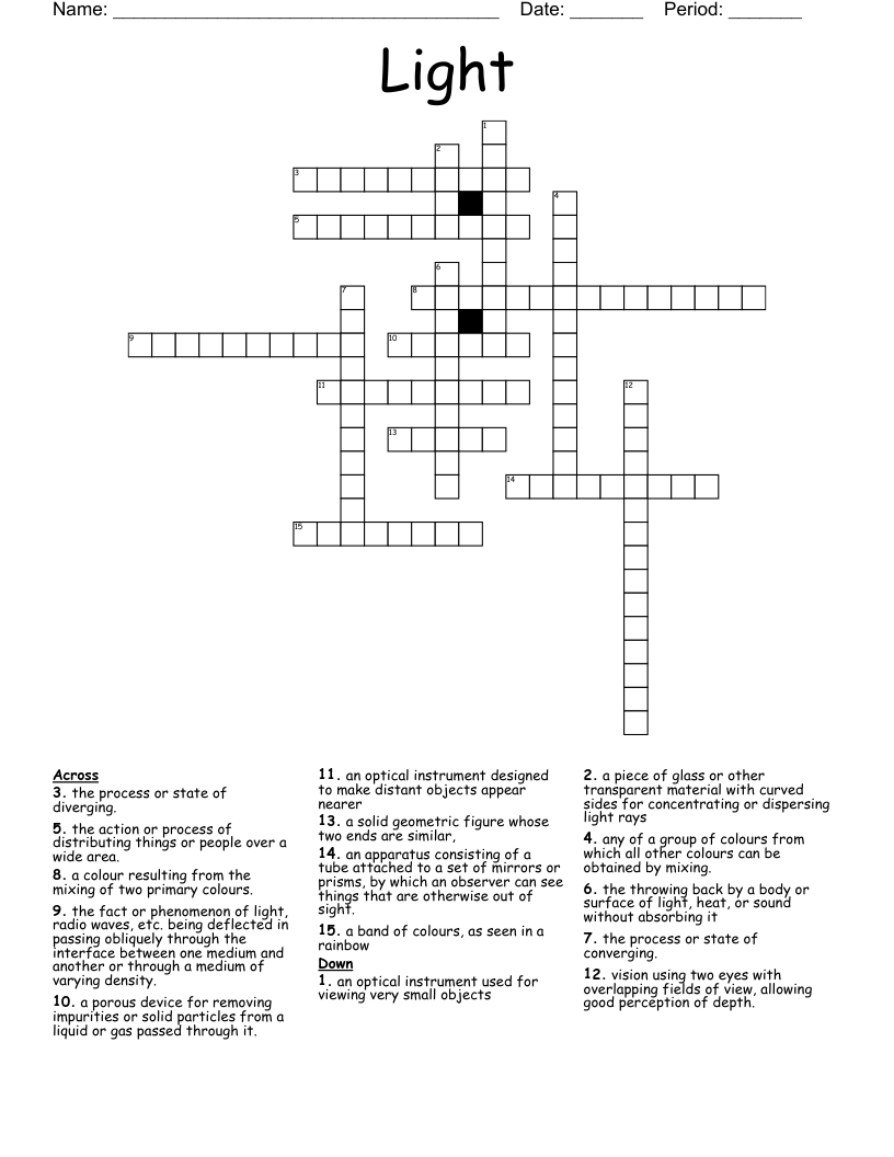 Light Crossword