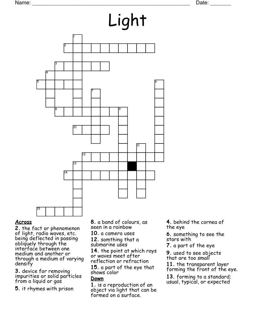 Light Crossword