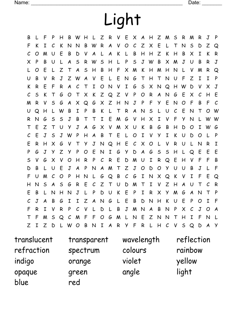 Light Word Search