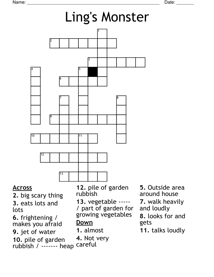 Ling's Monster Crossword