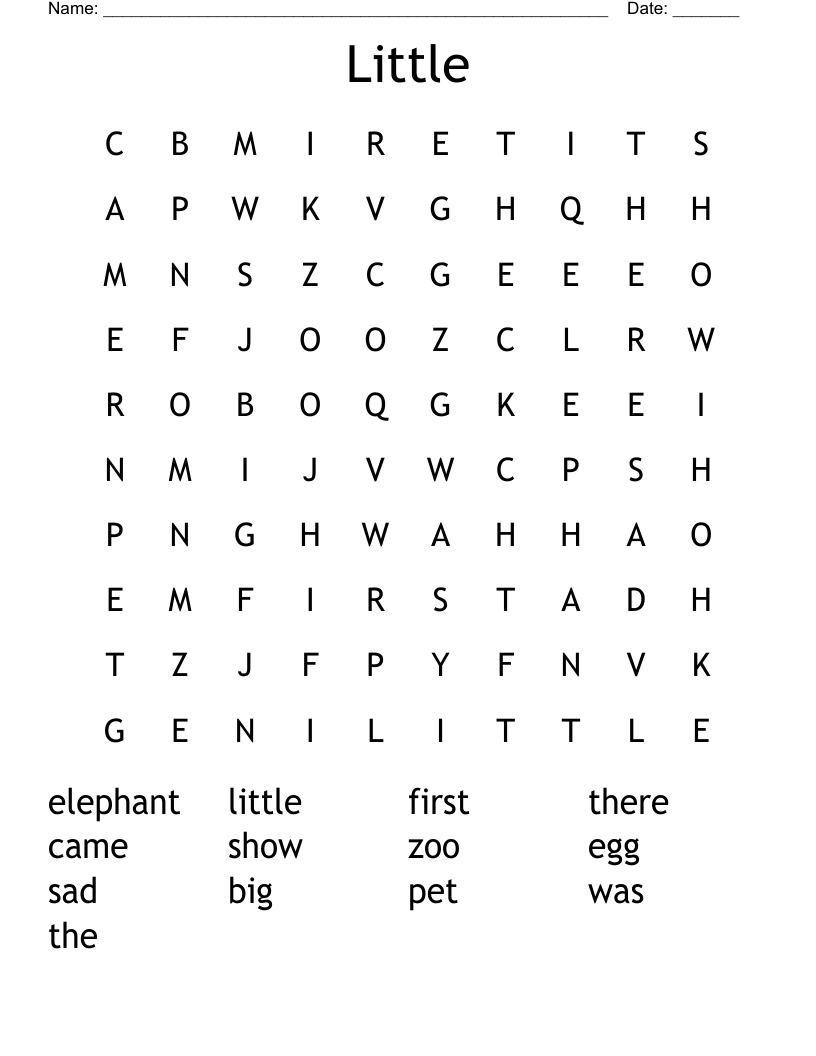 Little Word Search