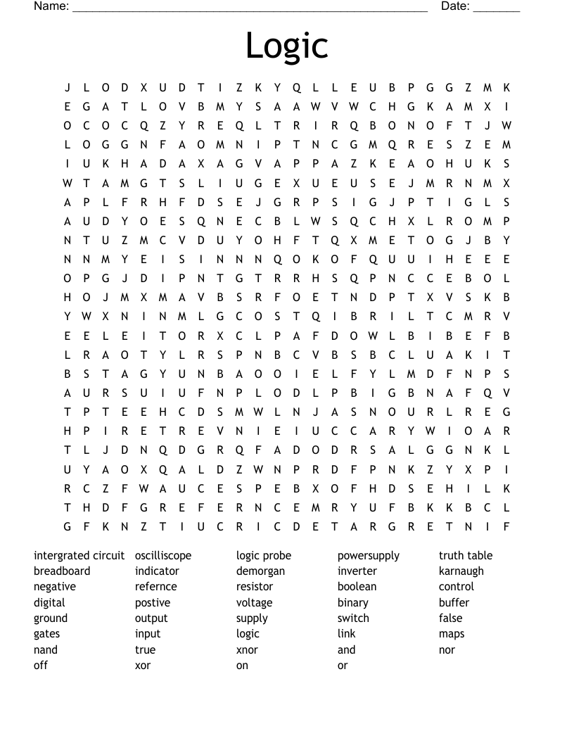 Logic Word Search
