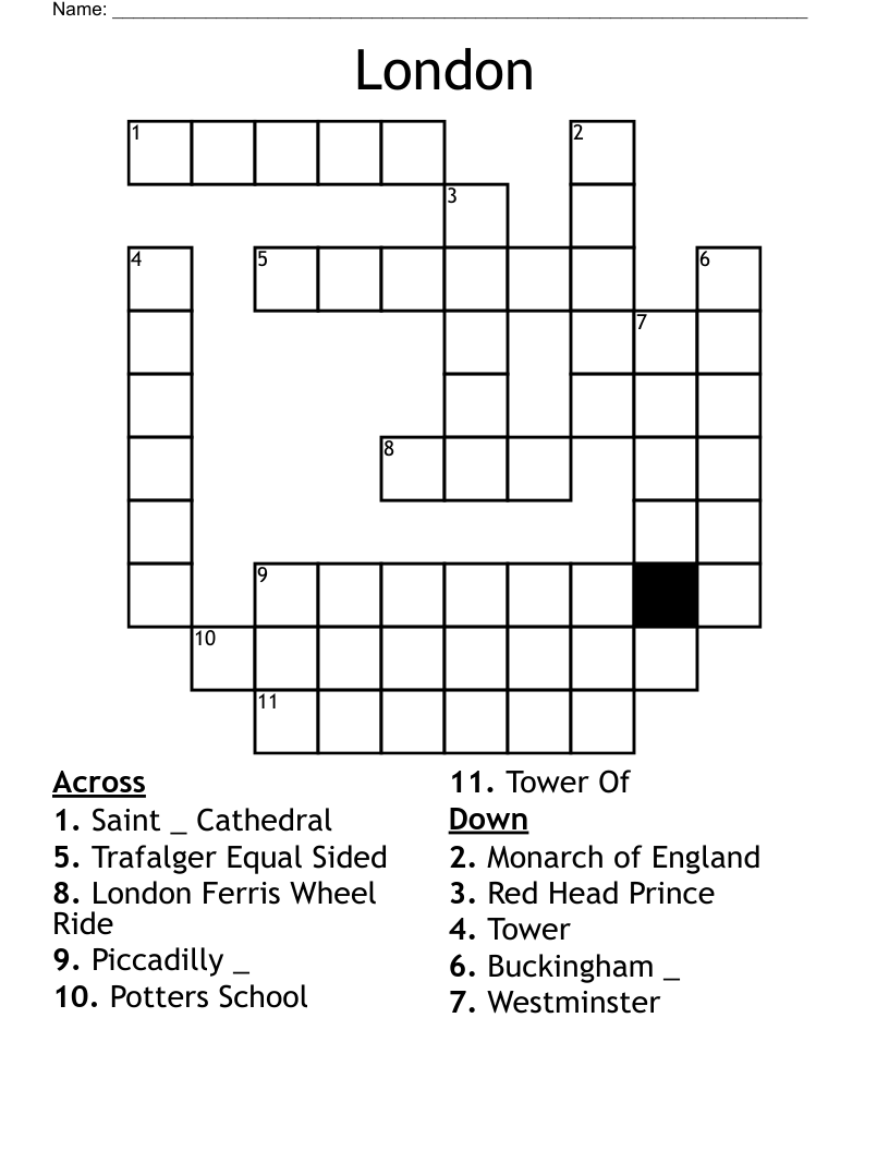 London Crossword