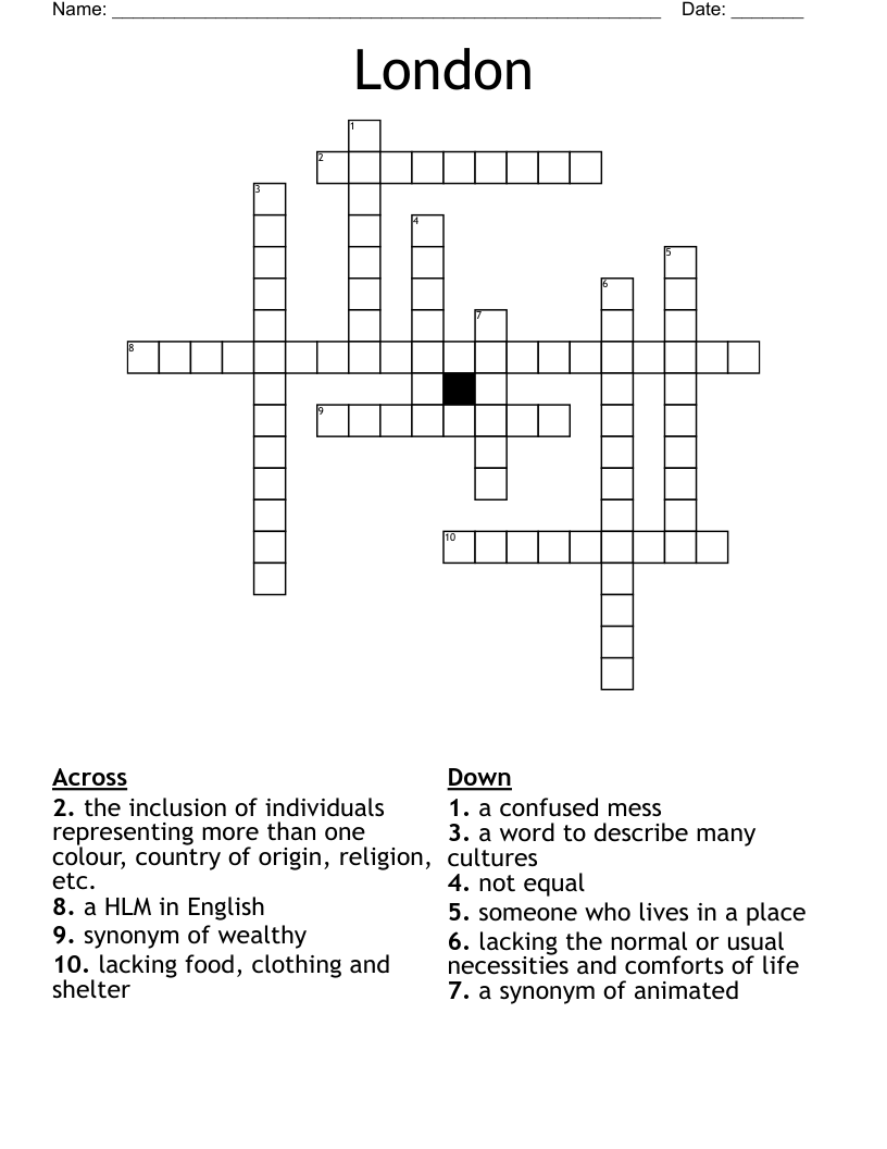 London Crossword