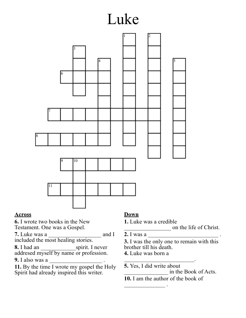 Luke Crossword