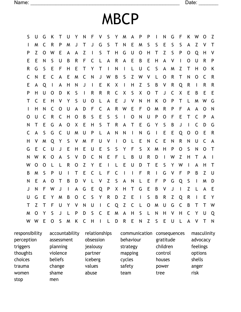 MBCP Word Search