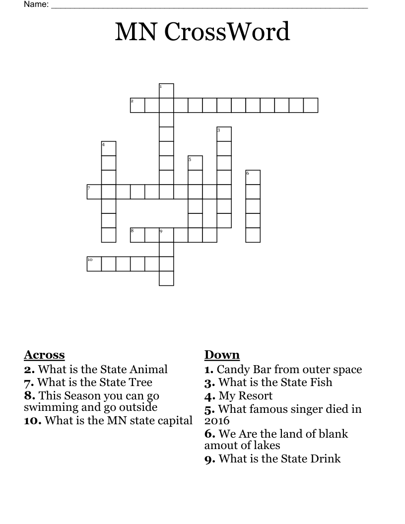 MN CrossWord