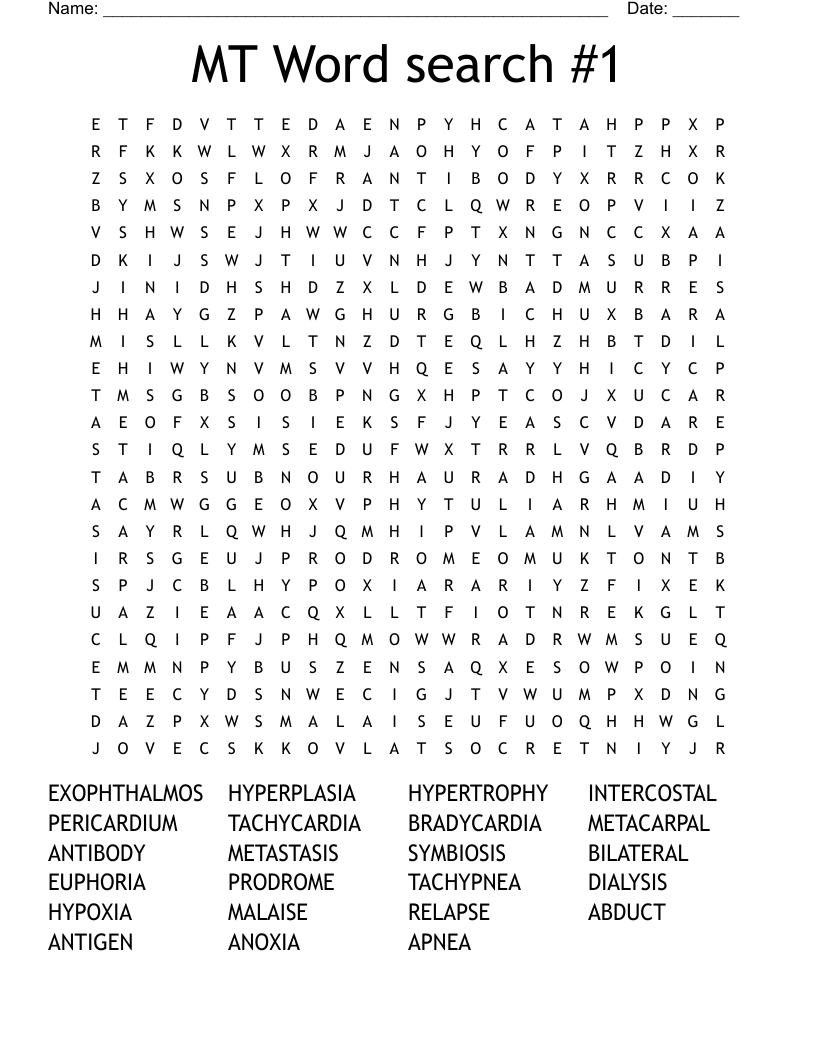 MT Word search #1