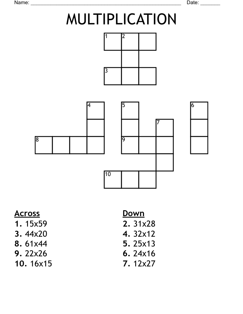 MULTIPLICATION