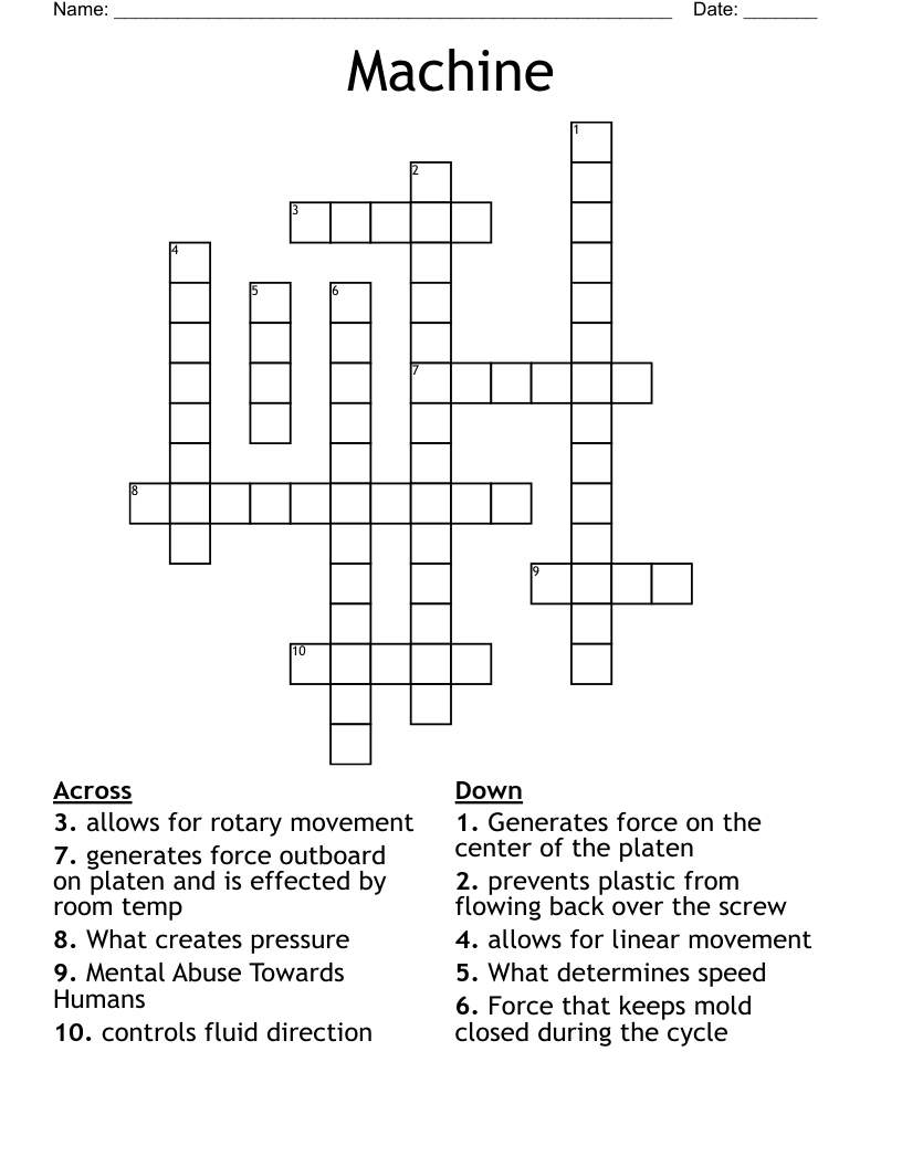 Machine Crossword