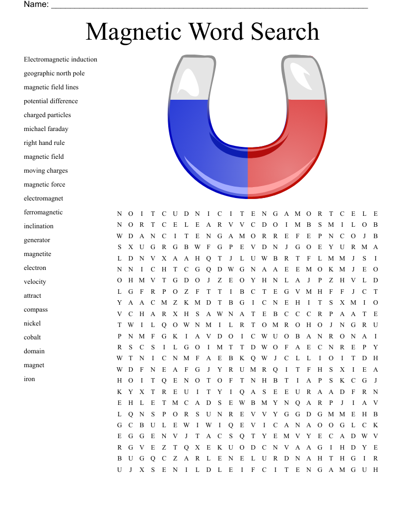 Magnetic Word Search